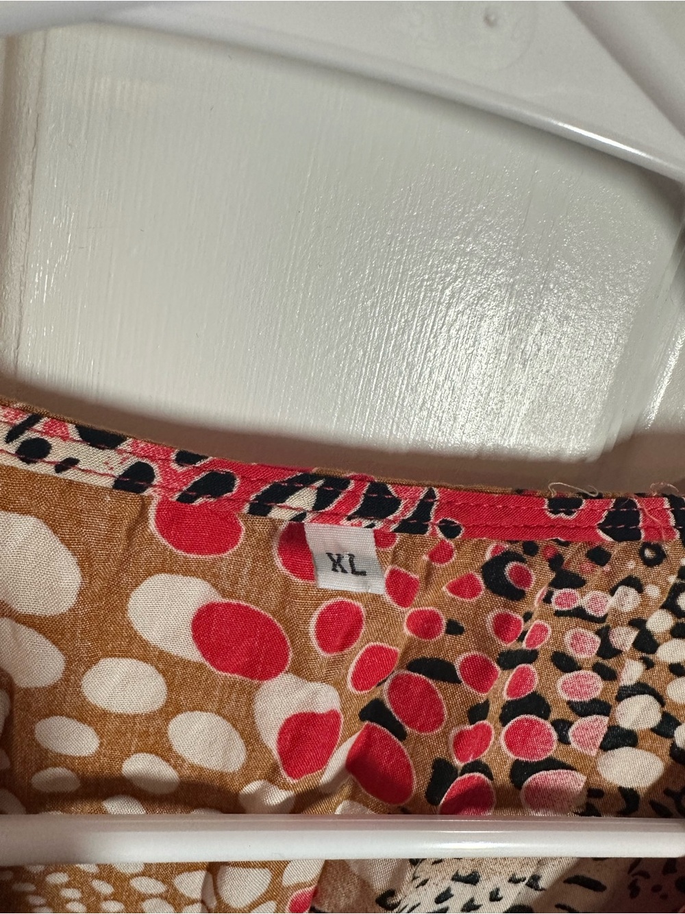 EUC Vibrant Red Multi-Animal Print Women's Maxi Dress Sz XL - Picture 6 of 15